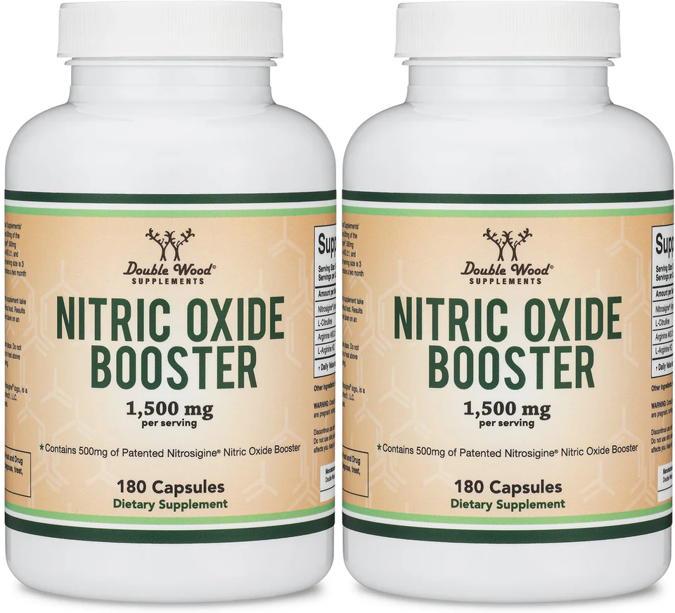 Double Wood Supplements Nitric Oxide Booster - 2 x 180