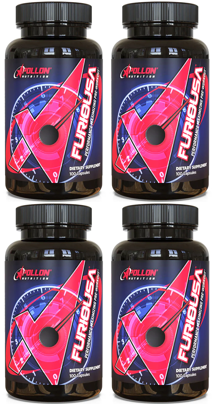 Apollon Nutrition Furiousa Energy Focus PreWorkout 400 Capsules