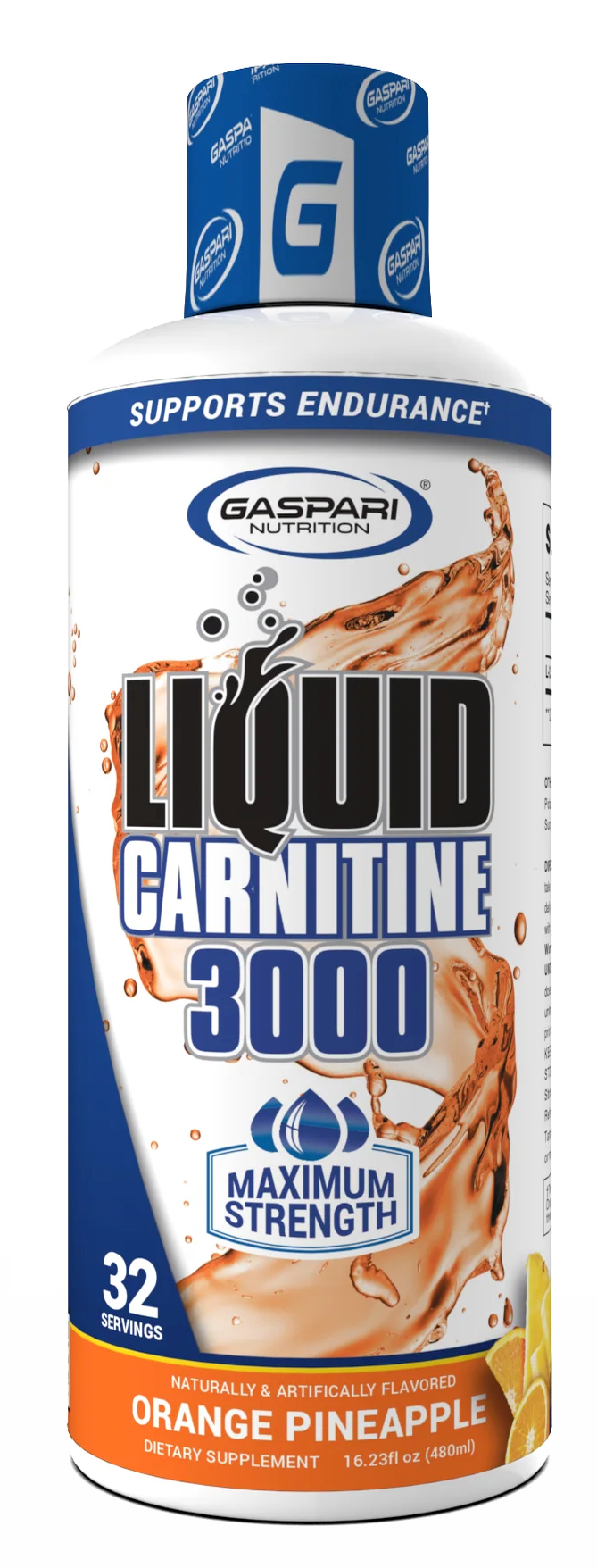 gaspari l-carnitine Gaspari Nutrition Liquid Carnitine 3000 Orange Pineapple
