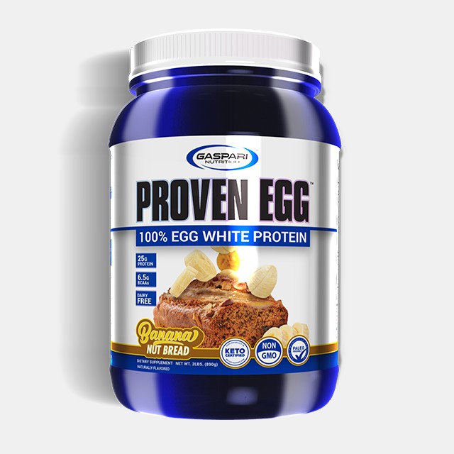 Gaspari Nutrition Gaspari Proven EGG 100 Egg White Protein Banana Nut