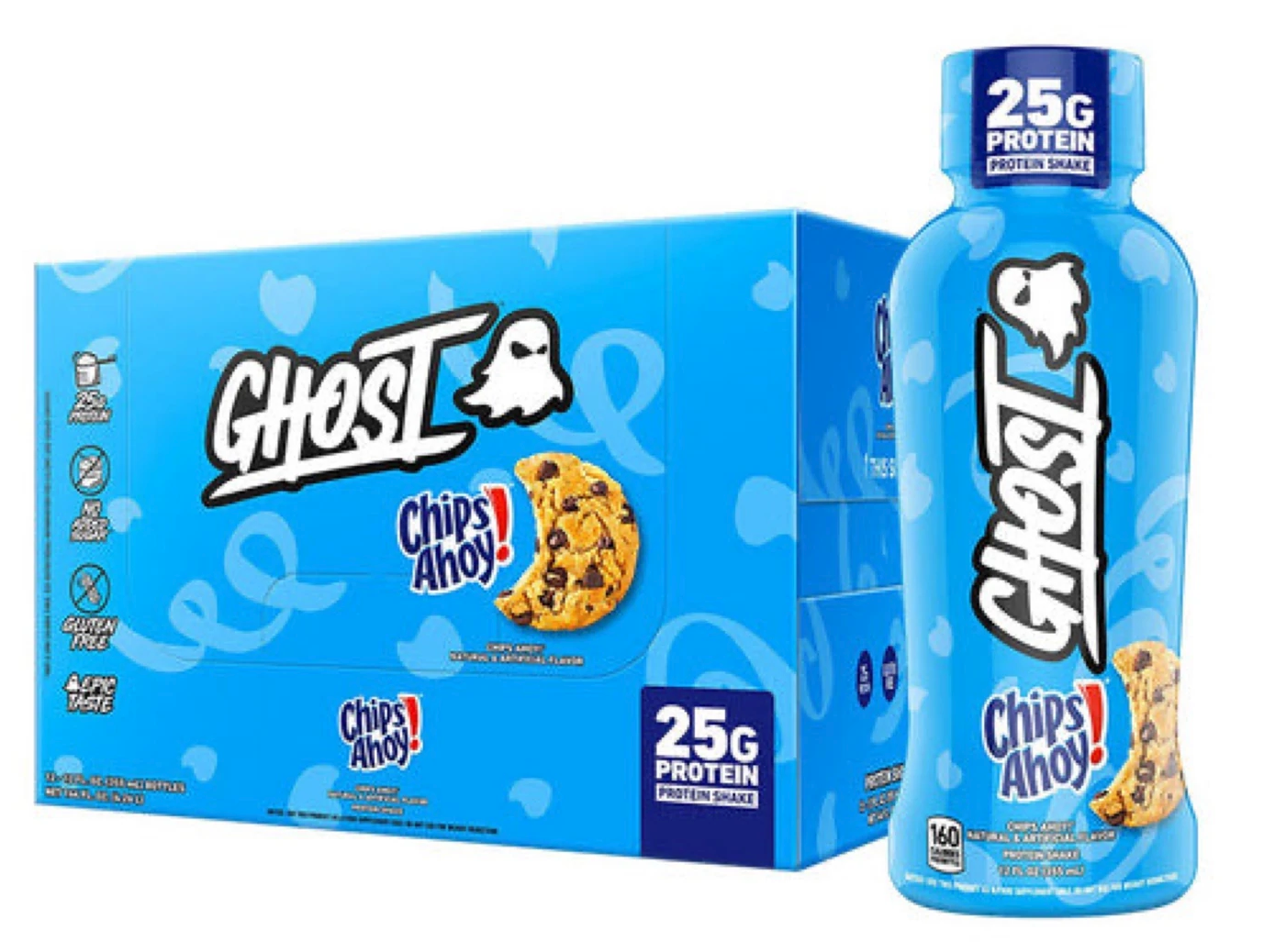 Ghost Protein RTDs - Chips Ahoy! - 12 Btls by Ghost Energy Drink