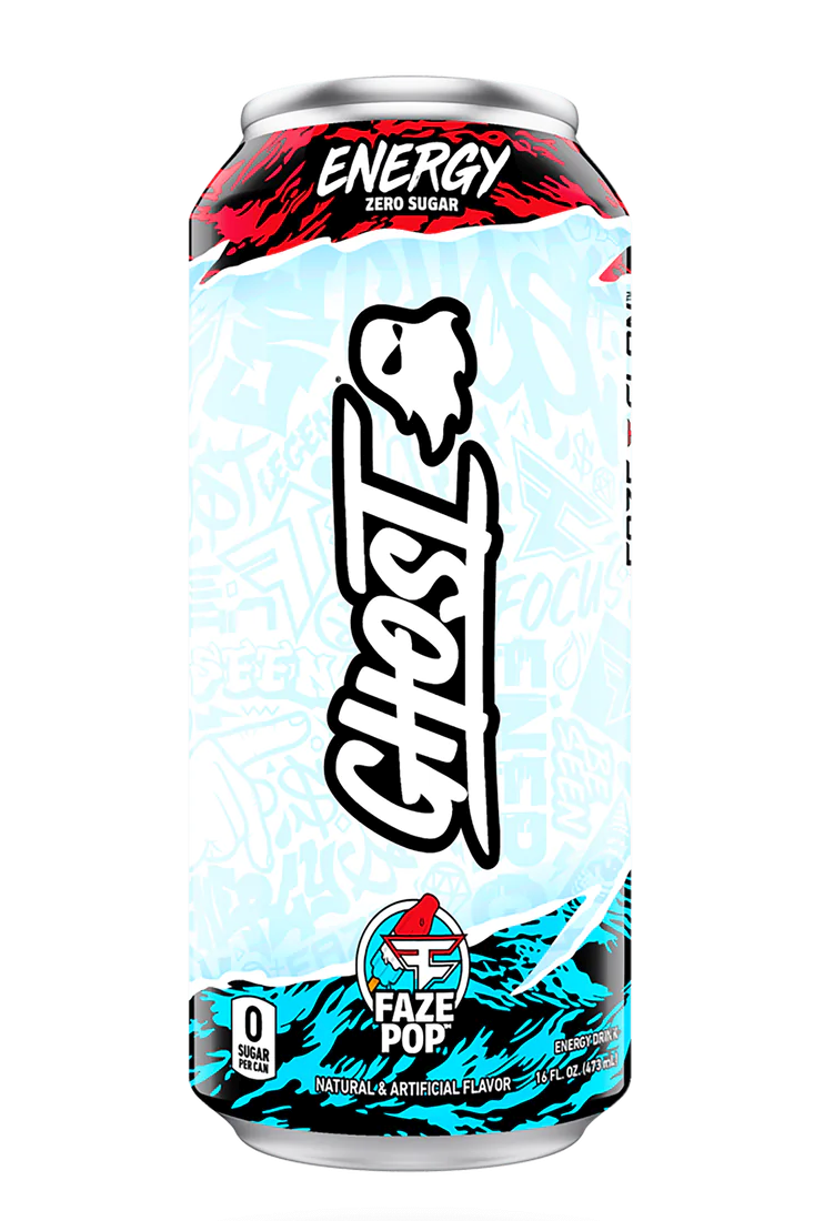 Ghost Energy Drink Faze Pop 12 Cans by Ghost Drinks