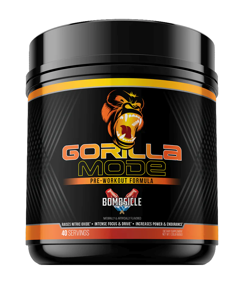 Gorilla Mind Gorilla Mode PreWorkout Cherry Blackout 40 Servings