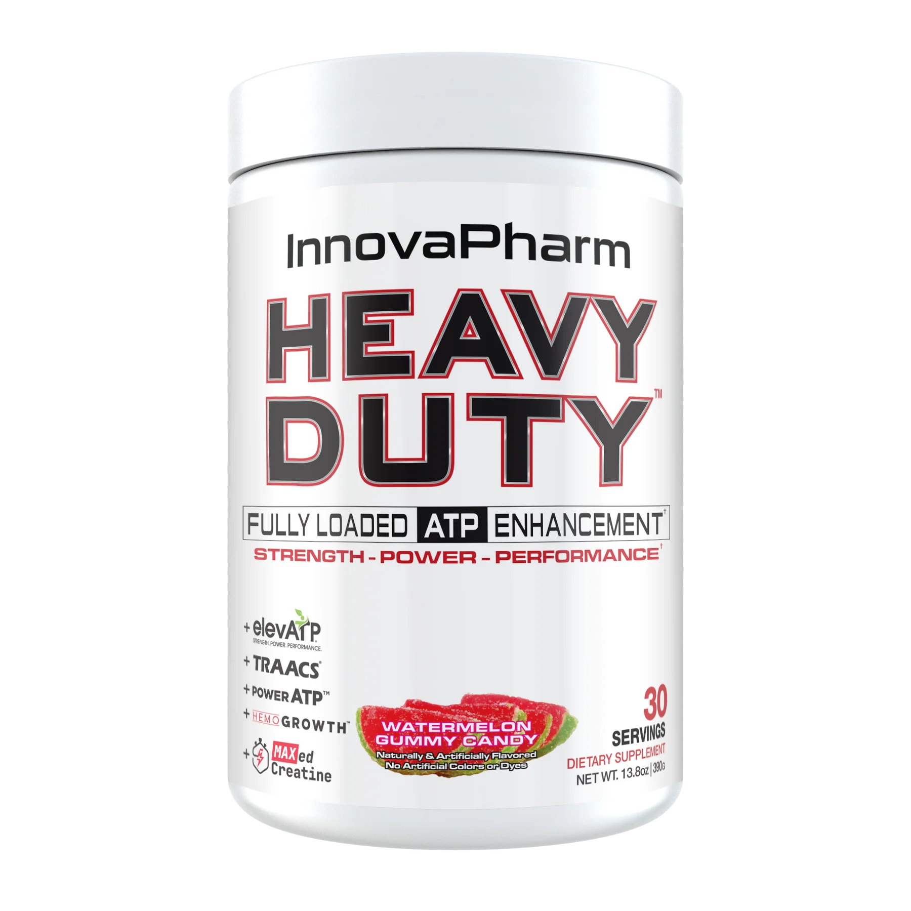InnovaPharm Heavy Duty Watermelon Gummy Candy 30 Servings