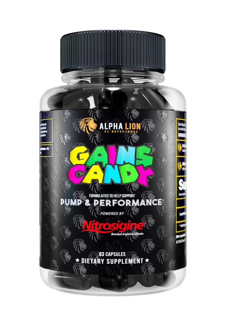 Alpha Lion Gains Candy Nitrosigine 63 Cap