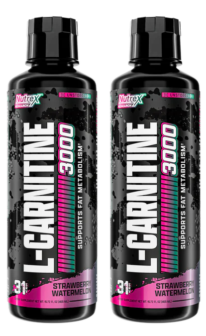 Nutrex Liquid Carnitine 3000 Strawberry Watermelon - 2 x 31 Servings  TWINPACK