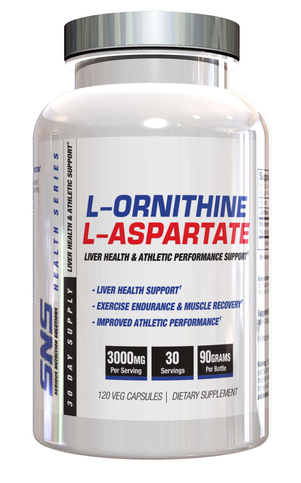 Sns Serious Nutrition Solutions L Ornithine L Aspartate 120 Cap