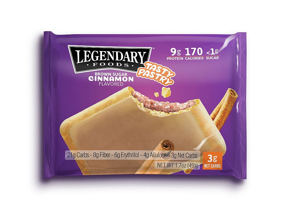 Legendary Foods Tasty Pastry Toaster Pastries Brown Sugar Cinnamon 1.