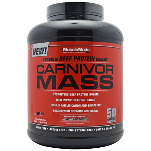 Musclemeds Carnivor Mass Chocolate Fudge 5 7 Lb