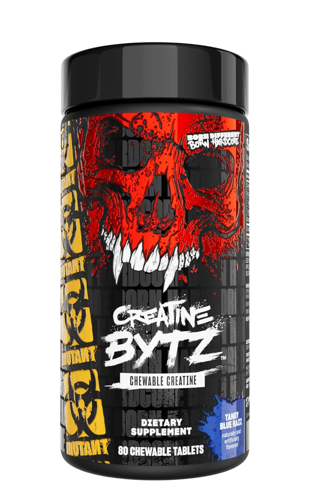 Mutant Creatine Bytz Tangy Blue Razz - 80 Chewable Tablets