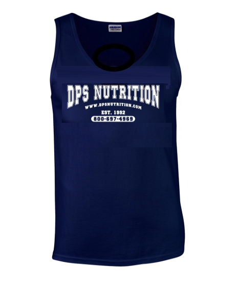 Dps Nutrition Tank Top Navy Blue Med