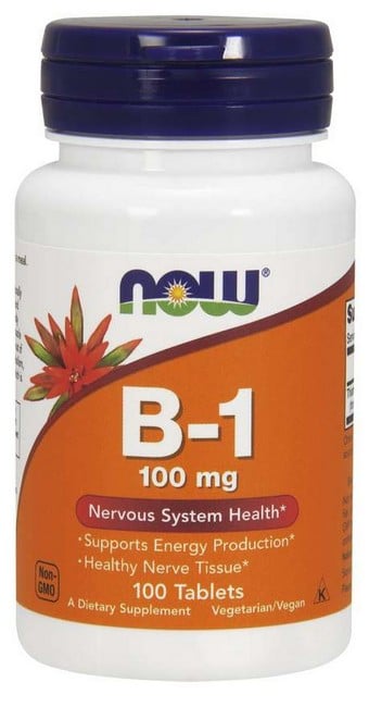 Now Foods B-1 100 Mg Tablets - 100 Tablets