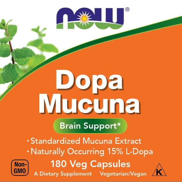 Now Foods DOPA Macuna 15% 500 Mg - 180 Cap