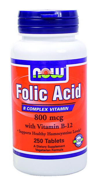 Now Foods Folic Acid 800 Mcg - 250 Tab