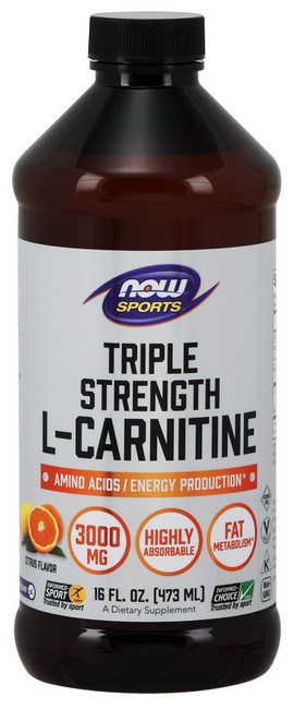 foods with l-carnitine Now Foods L-Carnitine Liquid 3000 Mg Citrus