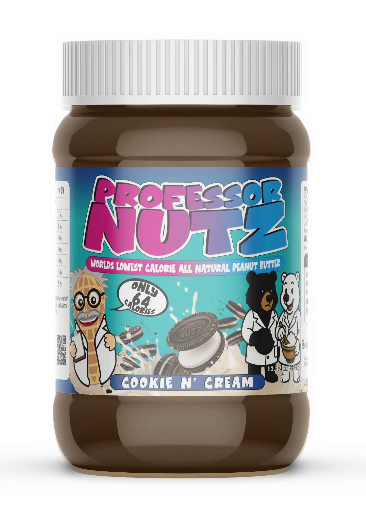Professor Nutz Cookies & Cream - 12 Oz by Professor Nutz Peanut Butter
