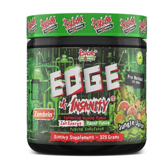 Psycho Pharma Edge of Insanity Pre Workout Jungle Juice 25 Servings
