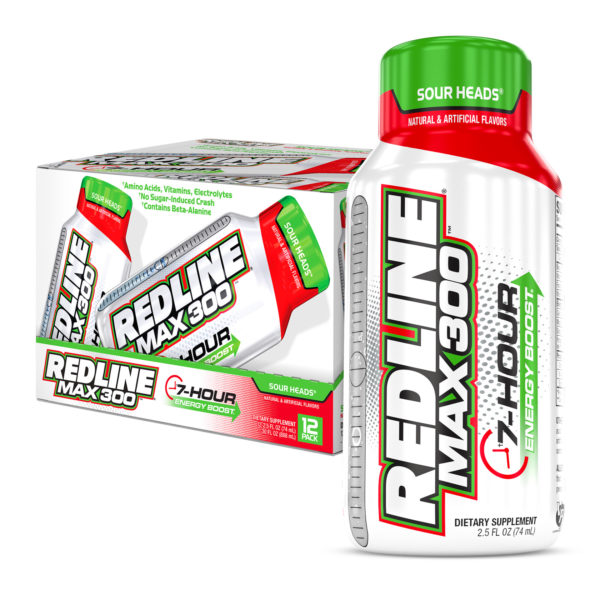 redline energy drink sour heads
