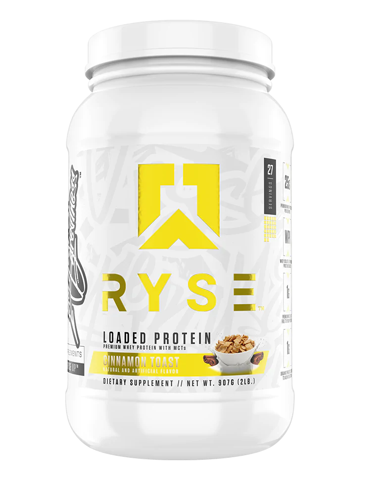Ryse Loaded Protein Protein Drink Mix, Cinnamon Toast - 907 g
