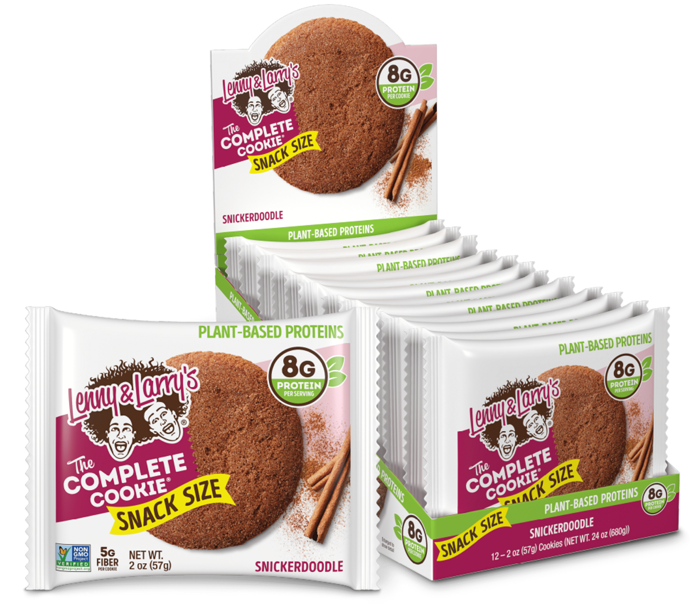 Lenny & Larry's The Complete Cookie Snickerdoodle - 12 Cookies by