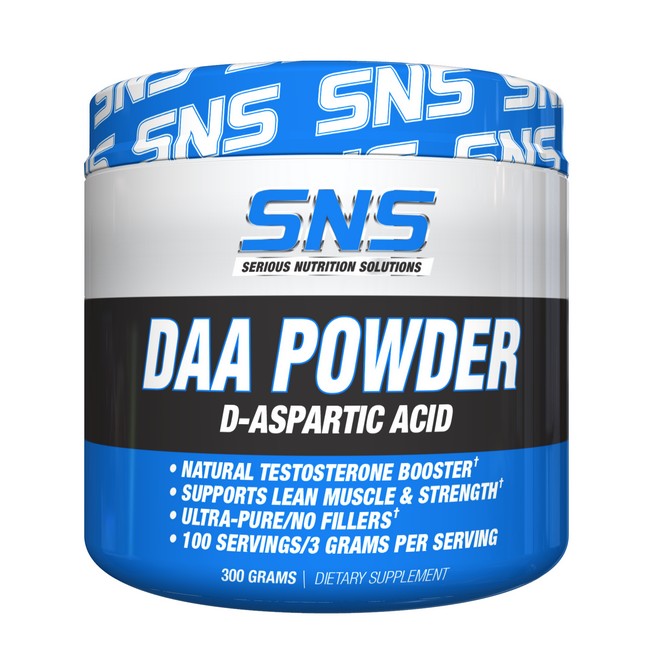 SNS Serious Nutrition Solutions DAA DAspartic Acid Powder 300 Grams