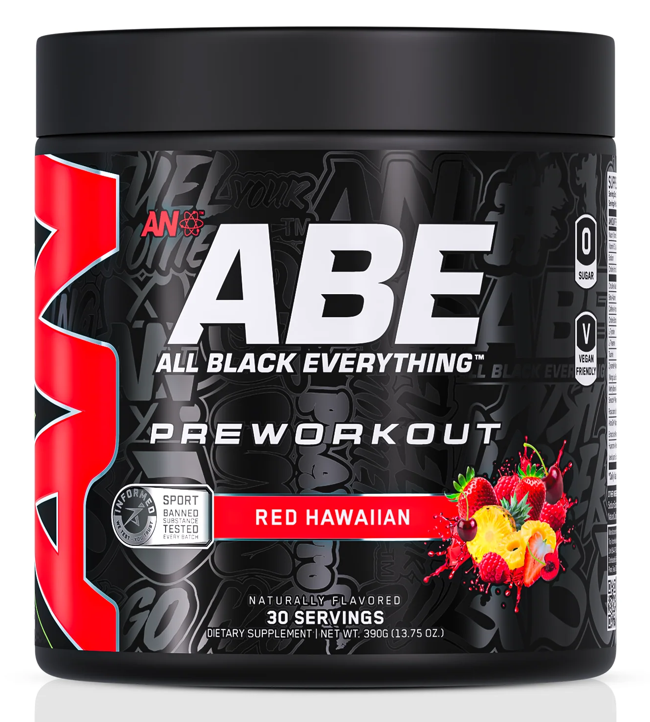 ABE Ultimate Pre-Workout Red Hawaiian - 30 Servings by ABE Nation