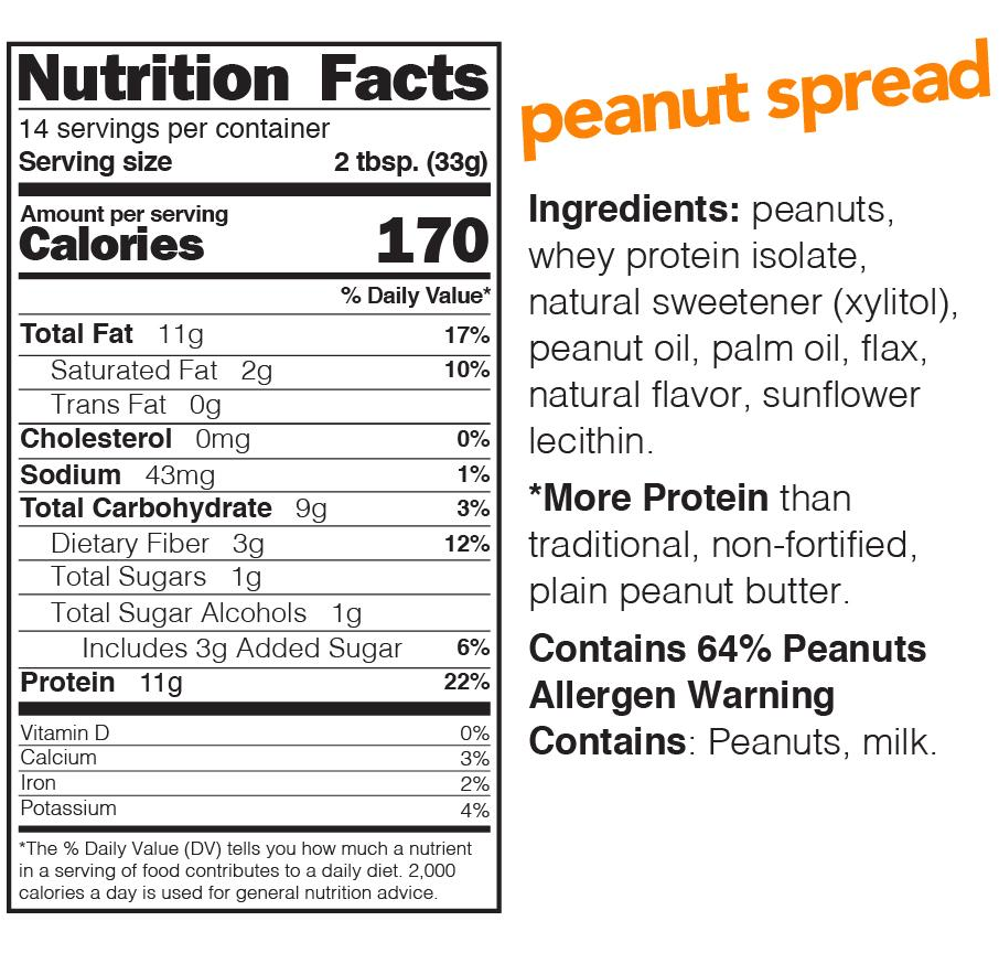 Nuts n More Peanut Spread 16 Oz