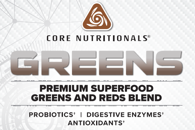 Core Nutritionals Greens Superfood Blend with Probiotics, Digestive Enzymes and Antioxidants.