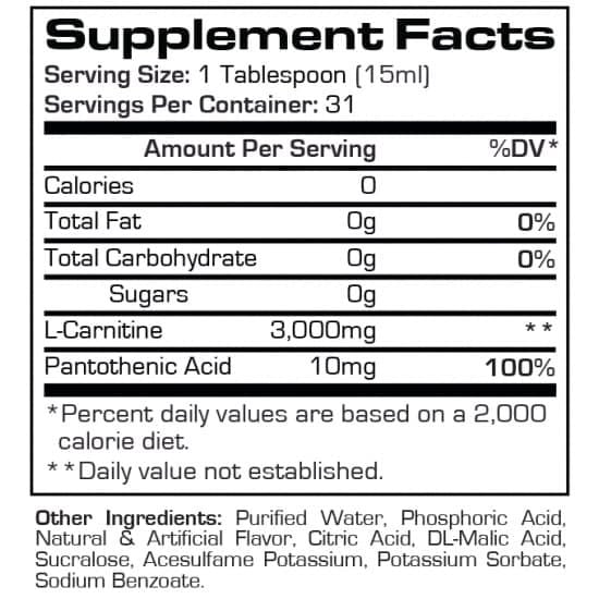 Pro Supps L-Carnitine 3000 Dragon Fruit - 31 Servings