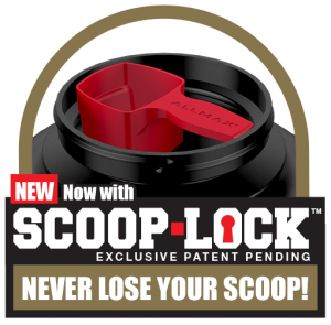 New product featuring exclusive, patent-pending Scoop Lock technology to prevent lost scoops.