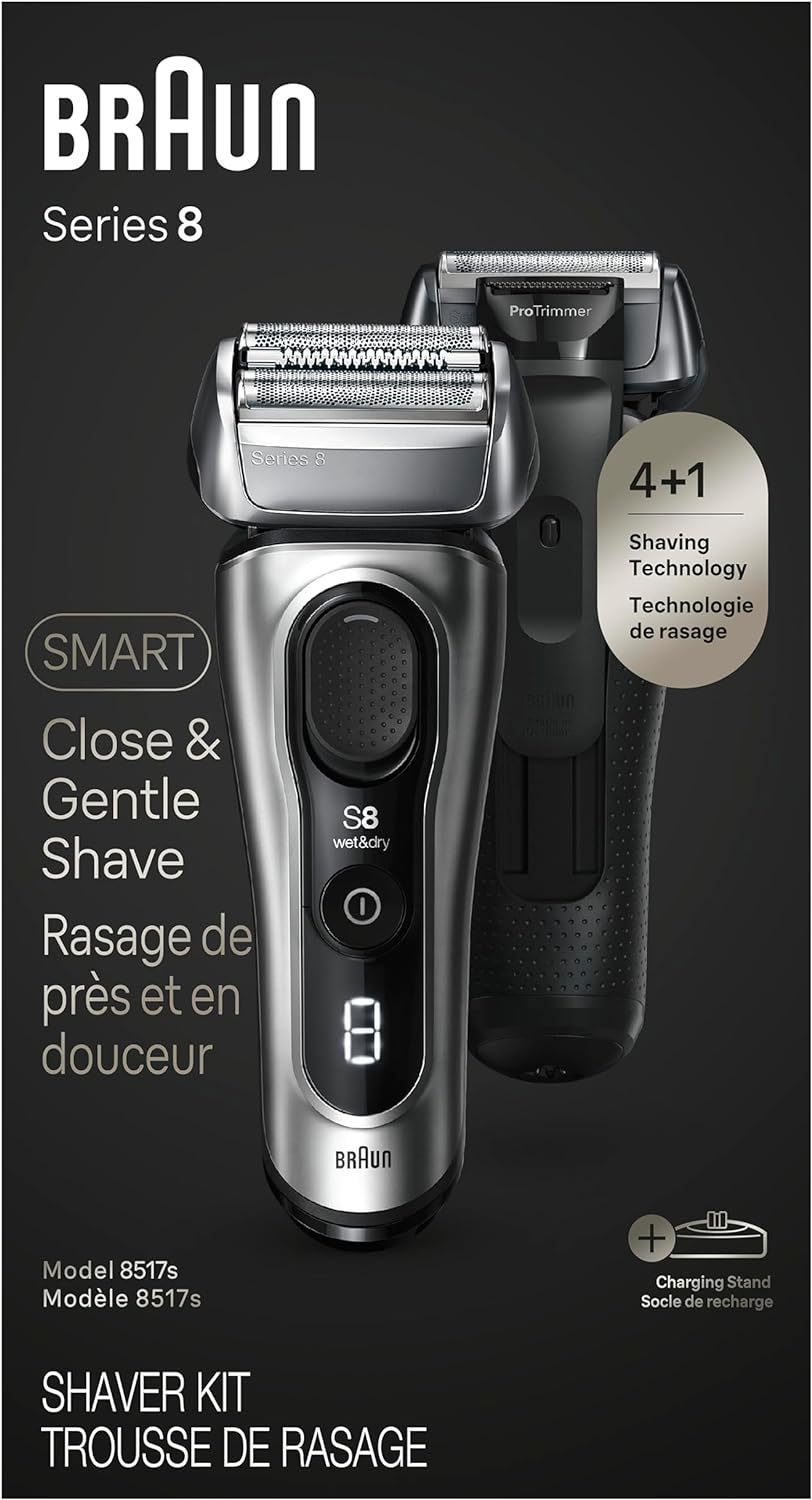 新品 ブラウン braun 電気シェーバー シルバー 8517S シリーズ8（2025 