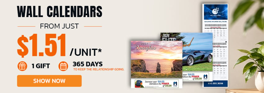 Wall Calendars with 15% off