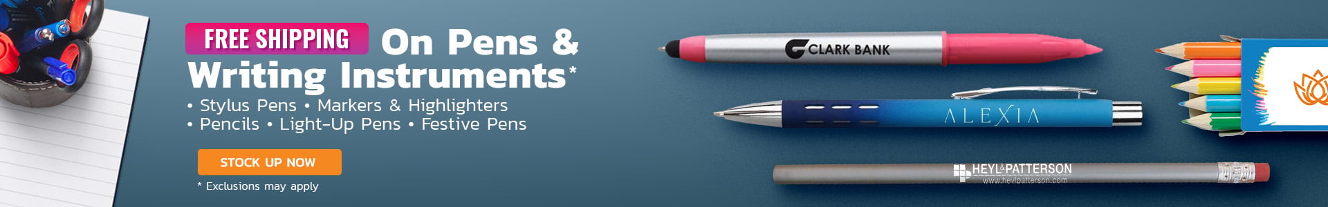 Free Shipping on Pens
