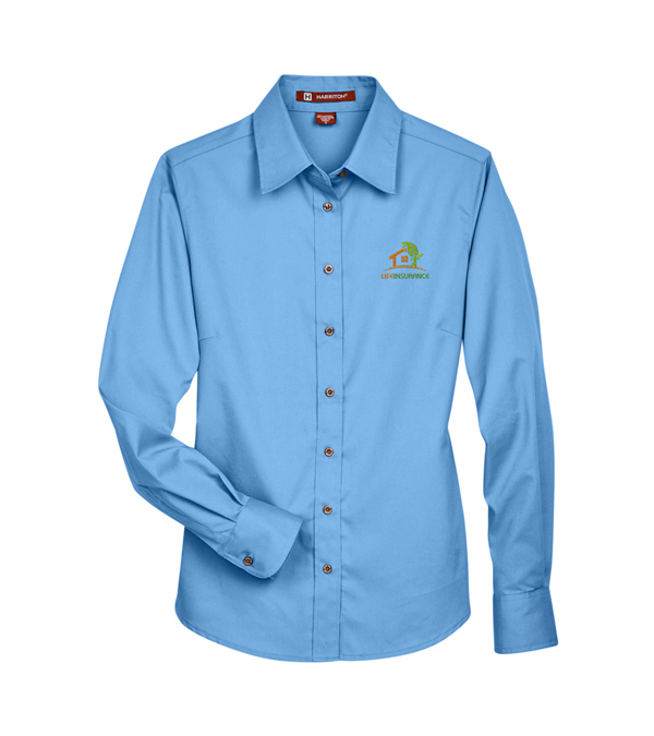knee length dresses for ladies Ariat Ladies Ashville Embroidered Snap Shirt 10073666