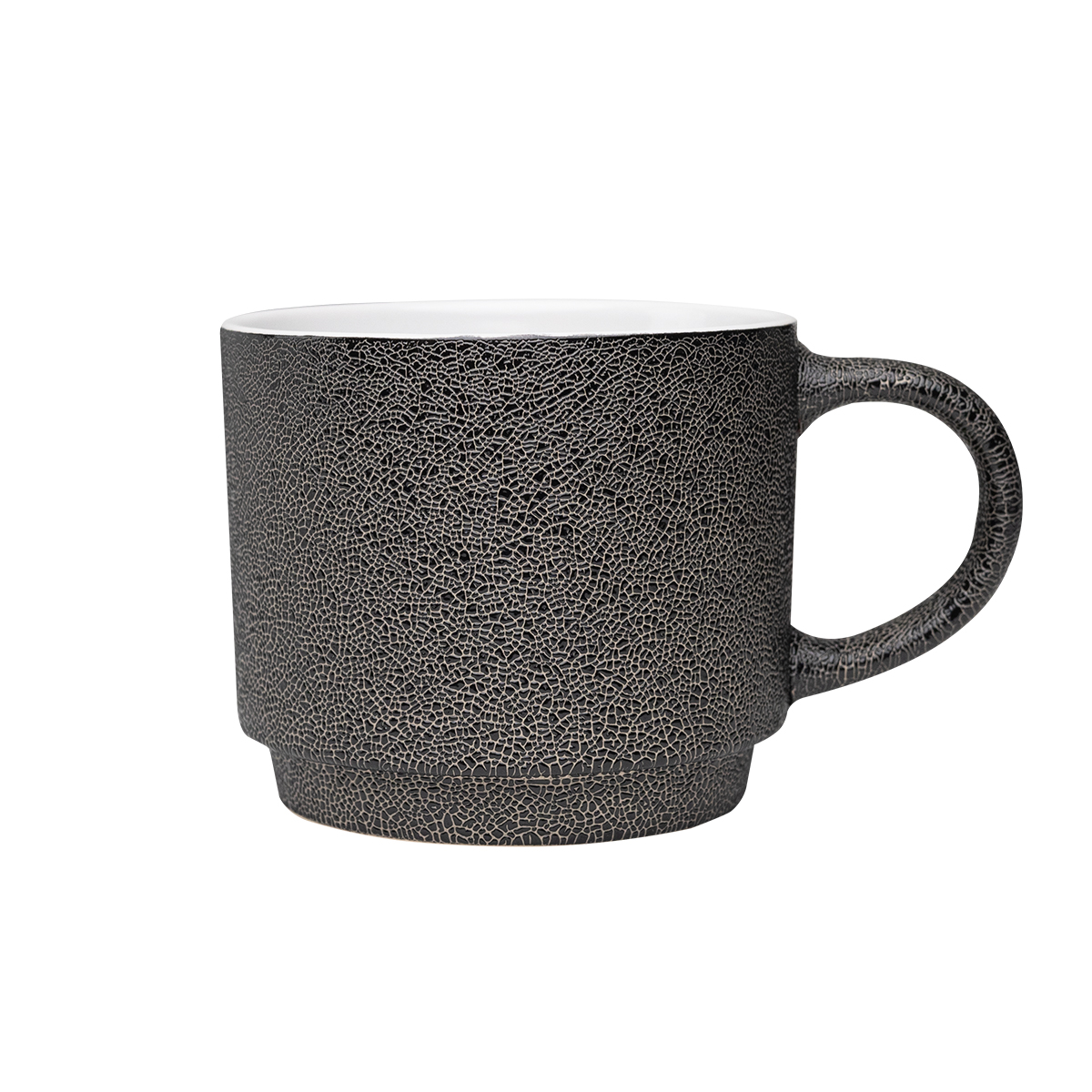 ceramic mug - 18 oz. pebble grain textured design