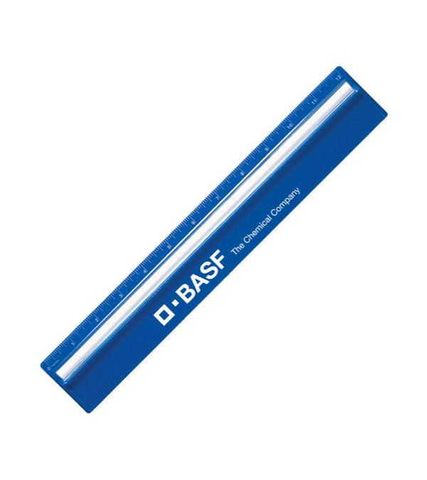 Sqi Ruler Plastic 12 Ruler With Magnifying Glass | Myron Promotional Products