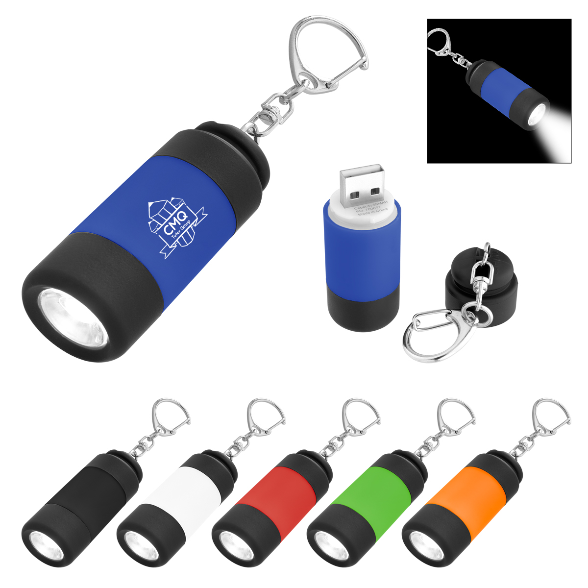 rechargeable led light key chain - vb9r8