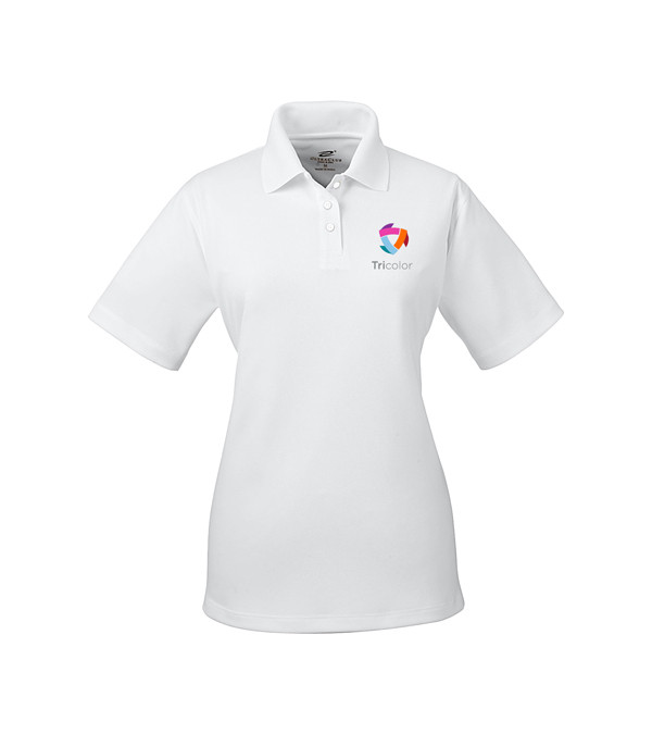 UltraClub Ladies' Cool & Dry Mesh Piqué Polo - Embroidery