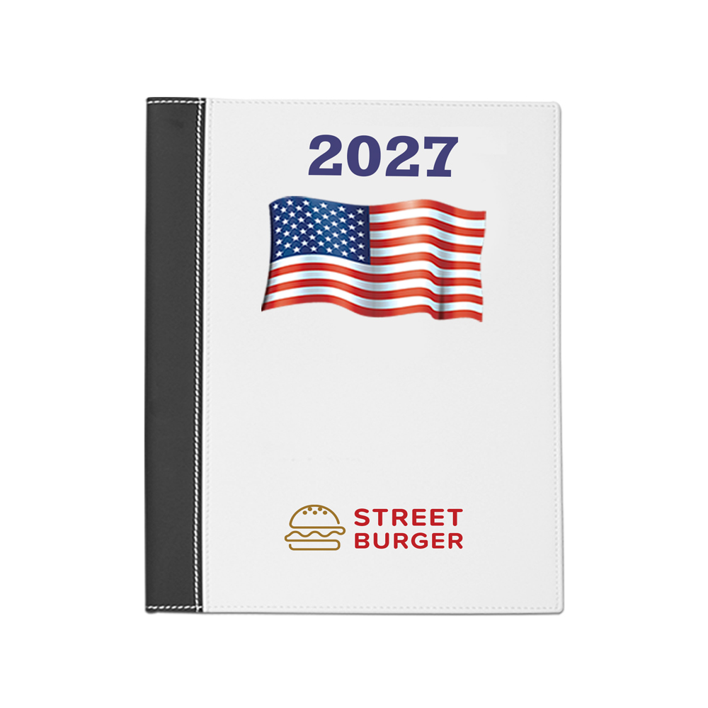 Patriotic Flag Manager Date Log Custom Calendar | Myron Promotional ...
